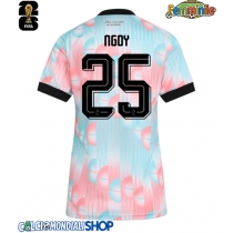 Maglie da calcio Belgio Nathan Ngoy #25 Seconda Maglia Femminile Mondiali 2026  Manica Corta